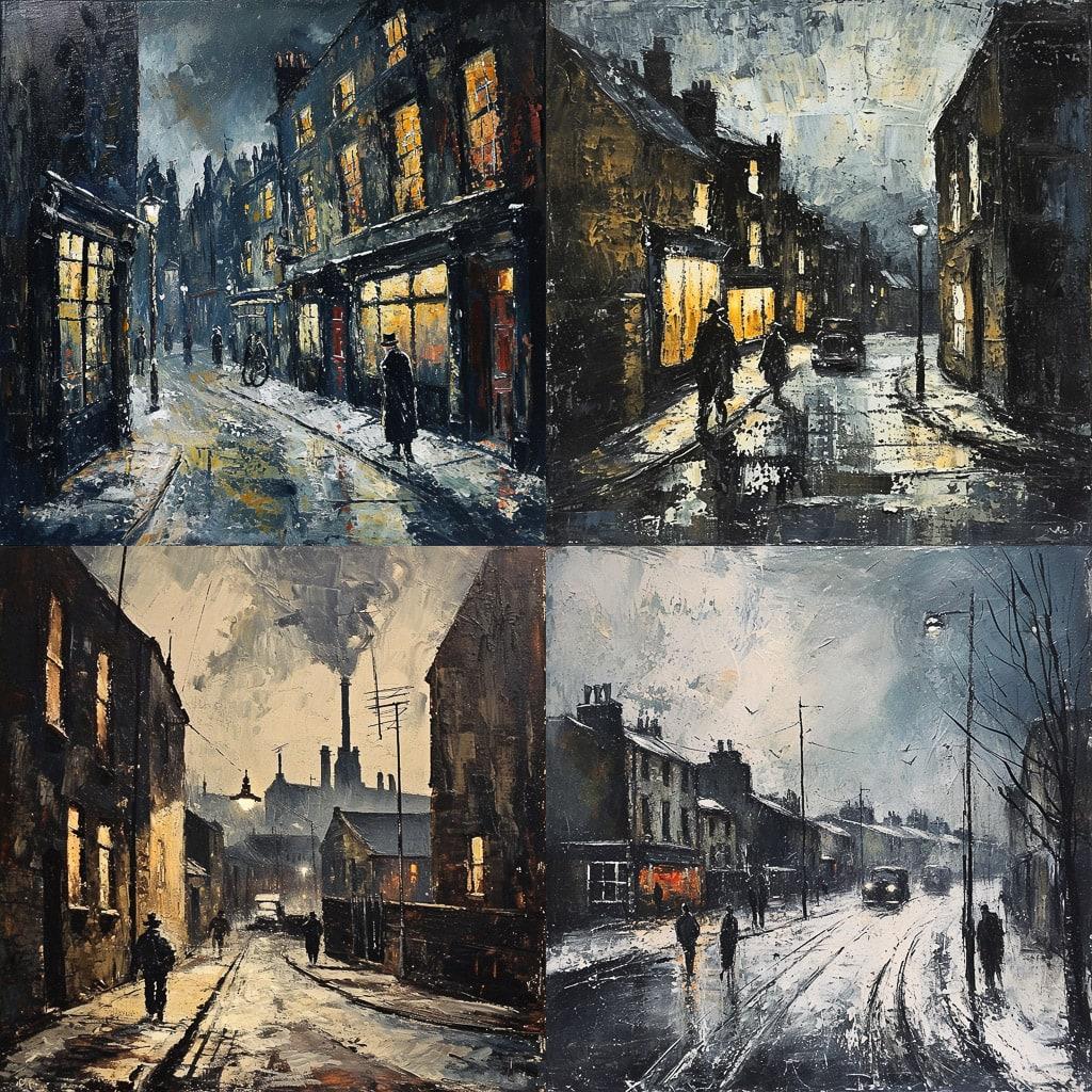 Malcolm Teasdale style, Midjourney V6, render 1 of 4