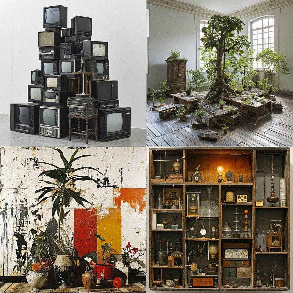 Marcel Broodthaers style, Midjourney V6, render 1 of 4