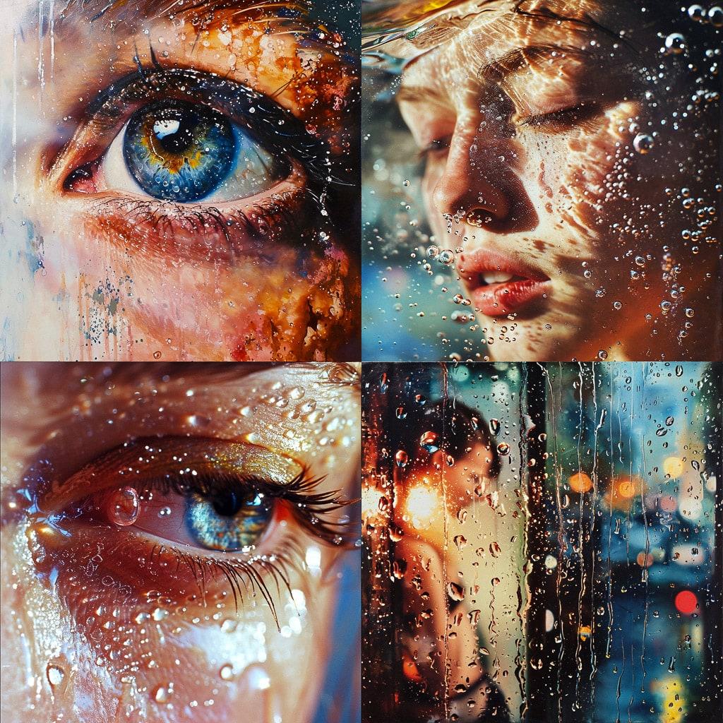 Marilyn Minter style, Midjourney V6, render 1 of 4