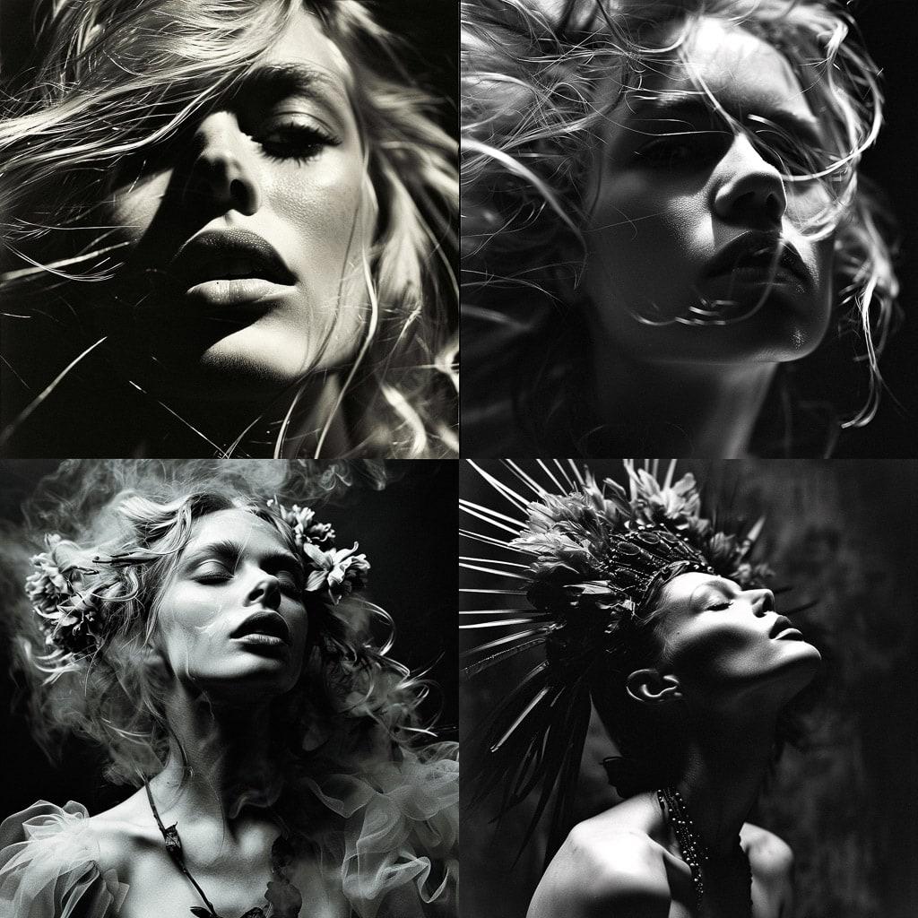 Mario Sorrenti style, Midjourney V6, render 1 of 4