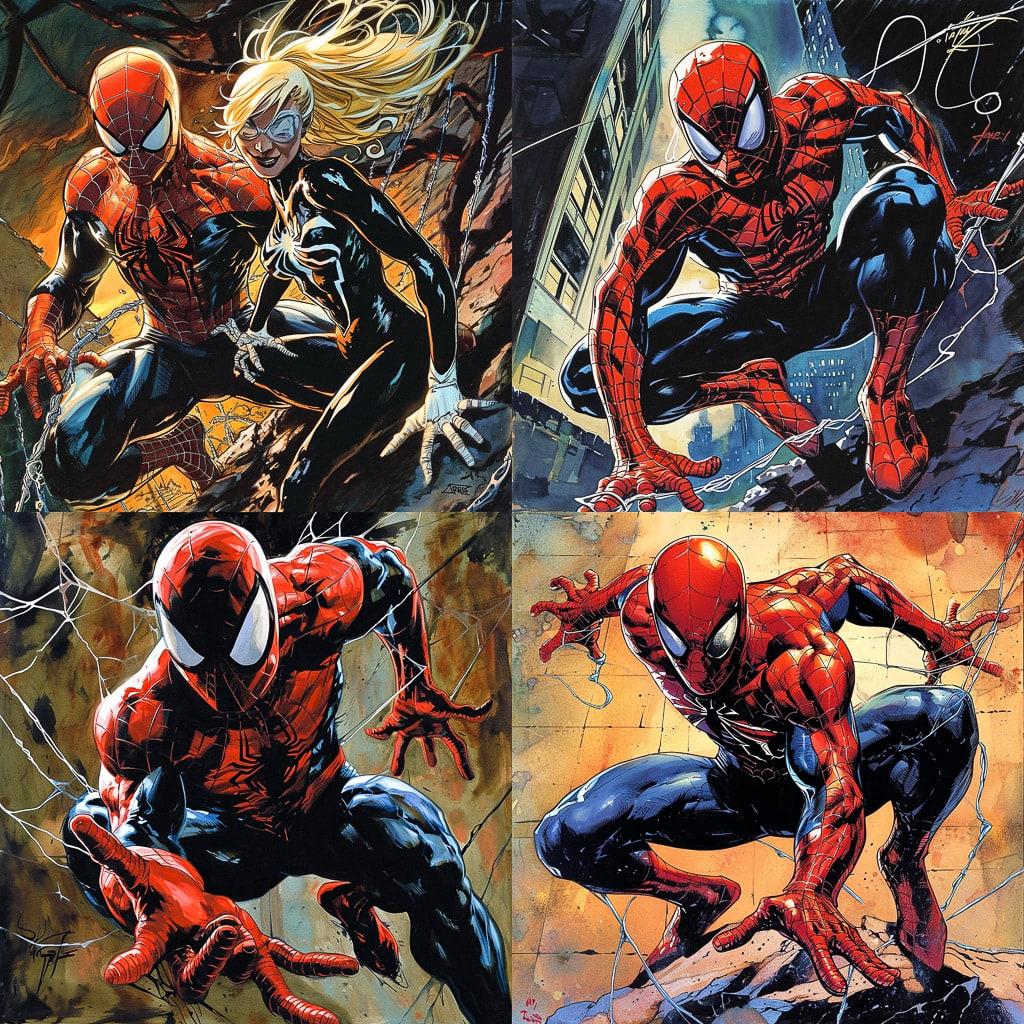 Mark Bagley style, Midjourney V6, render 1 of 4