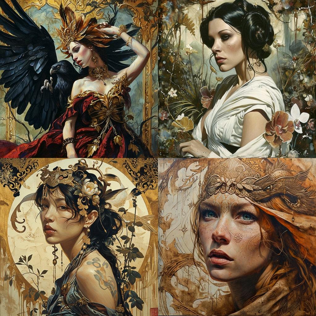 Mark Brooks style, Midjourney V6, render 1 of 4
