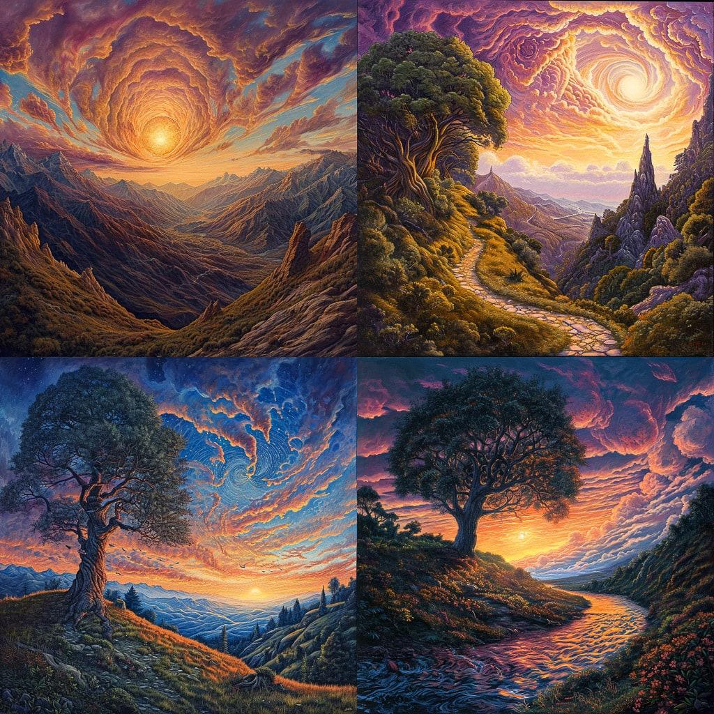 Mark Henson style, Midjourney V6, render 1 of 4