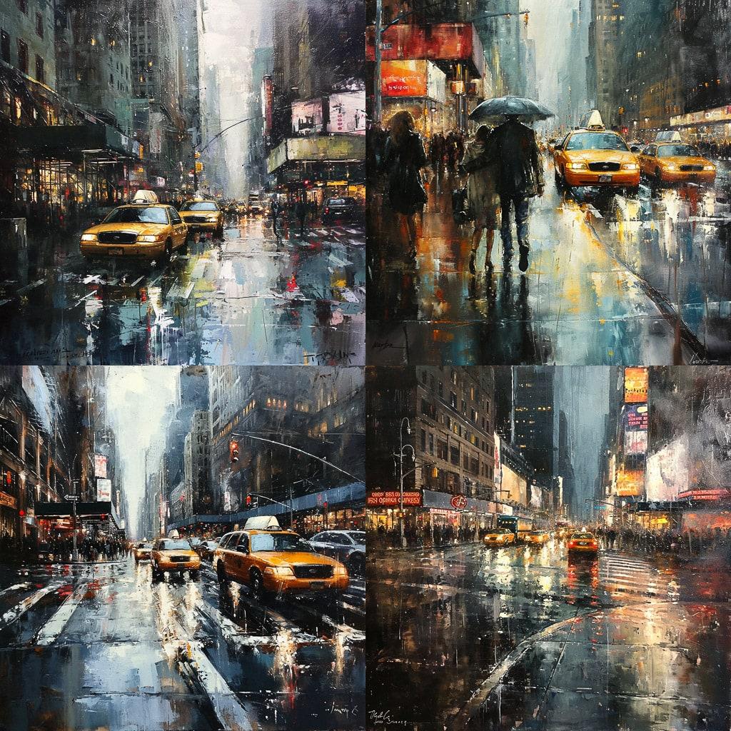 Mark Lague style, Midjourney V6, render 1 of 4