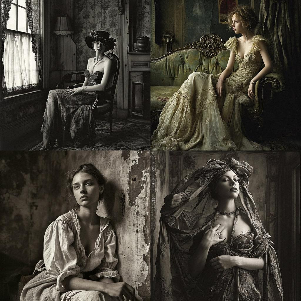 Mark Seliger style, Midjourney V6, render 1 of 4