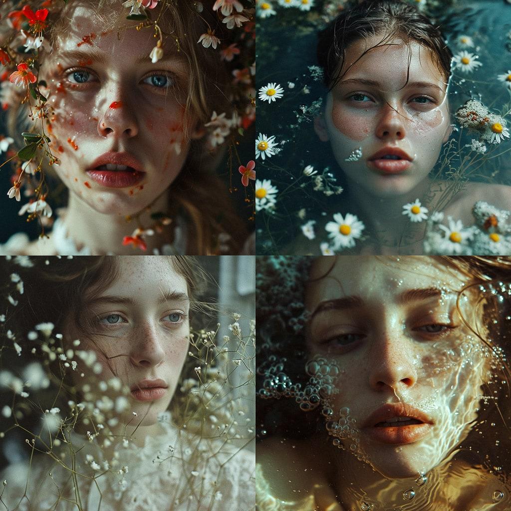 Marta Bevacqua style, Midjourney V6, render 1 of 4