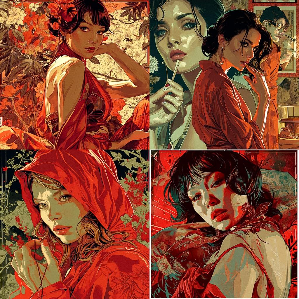 Martin Ansin style, Midjourney V6, render 1 of 4