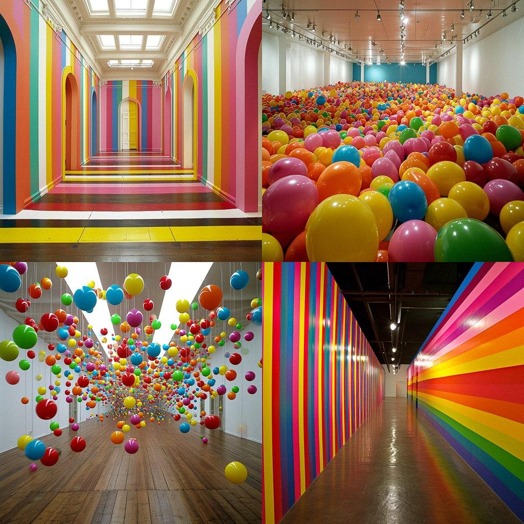 Martin Creed style, Midjourney V6, render 1 of 4