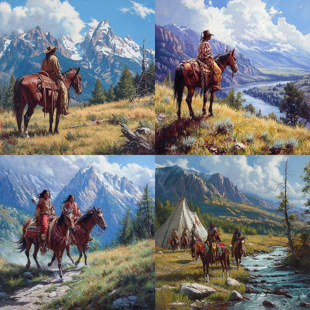 Martin Grelle style, Midjourney V6, render 1 of 4