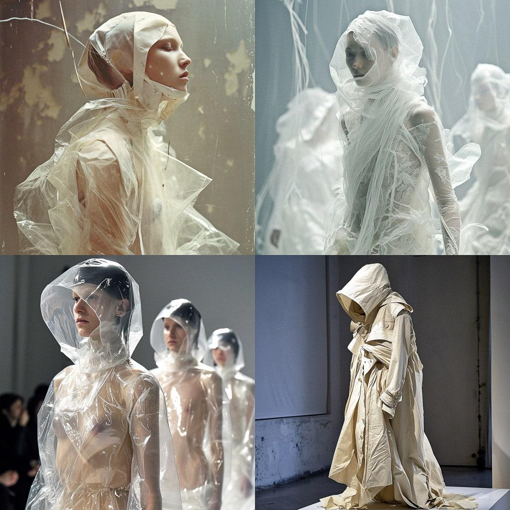 Martin Margiela style, Midjourney V6, render 1 of 4