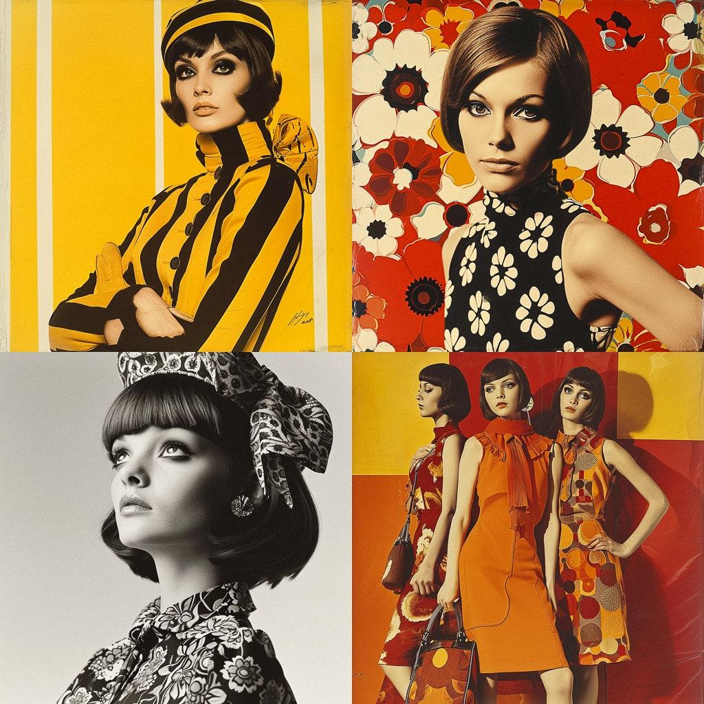 Mary Quant style, Midjourney V6, render 1 of 4