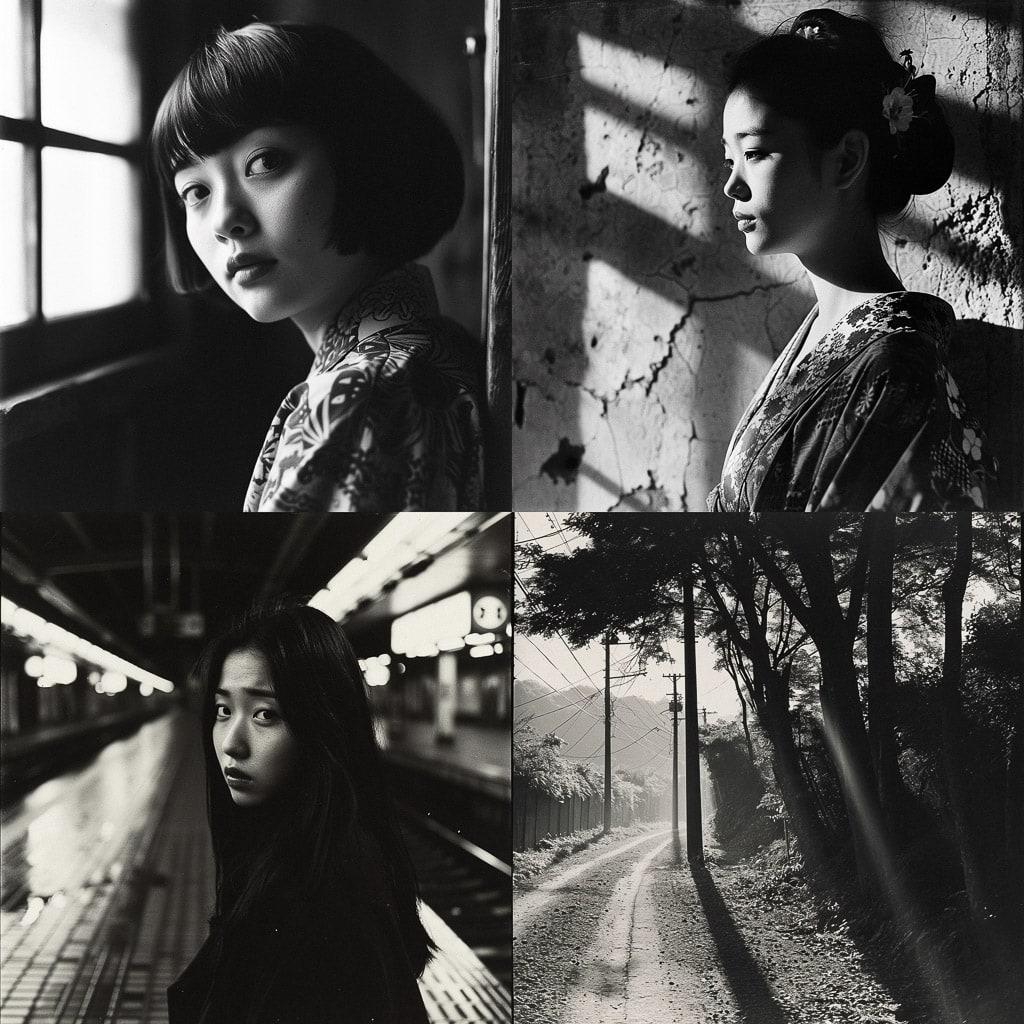 Masahisa Fukase style, Midjourney V6, render 1 of 4