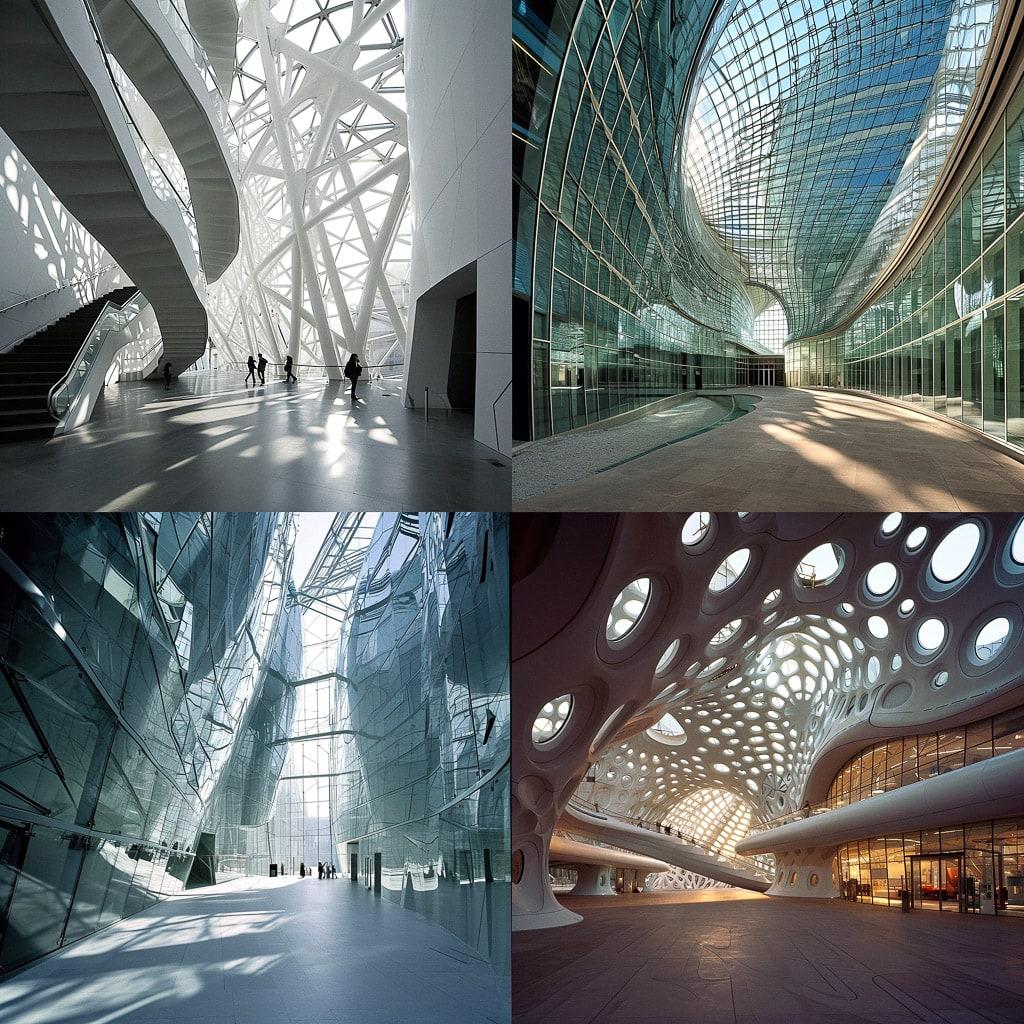 Massimiliano Fuksas style, Midjourney V6, render 1 of 4