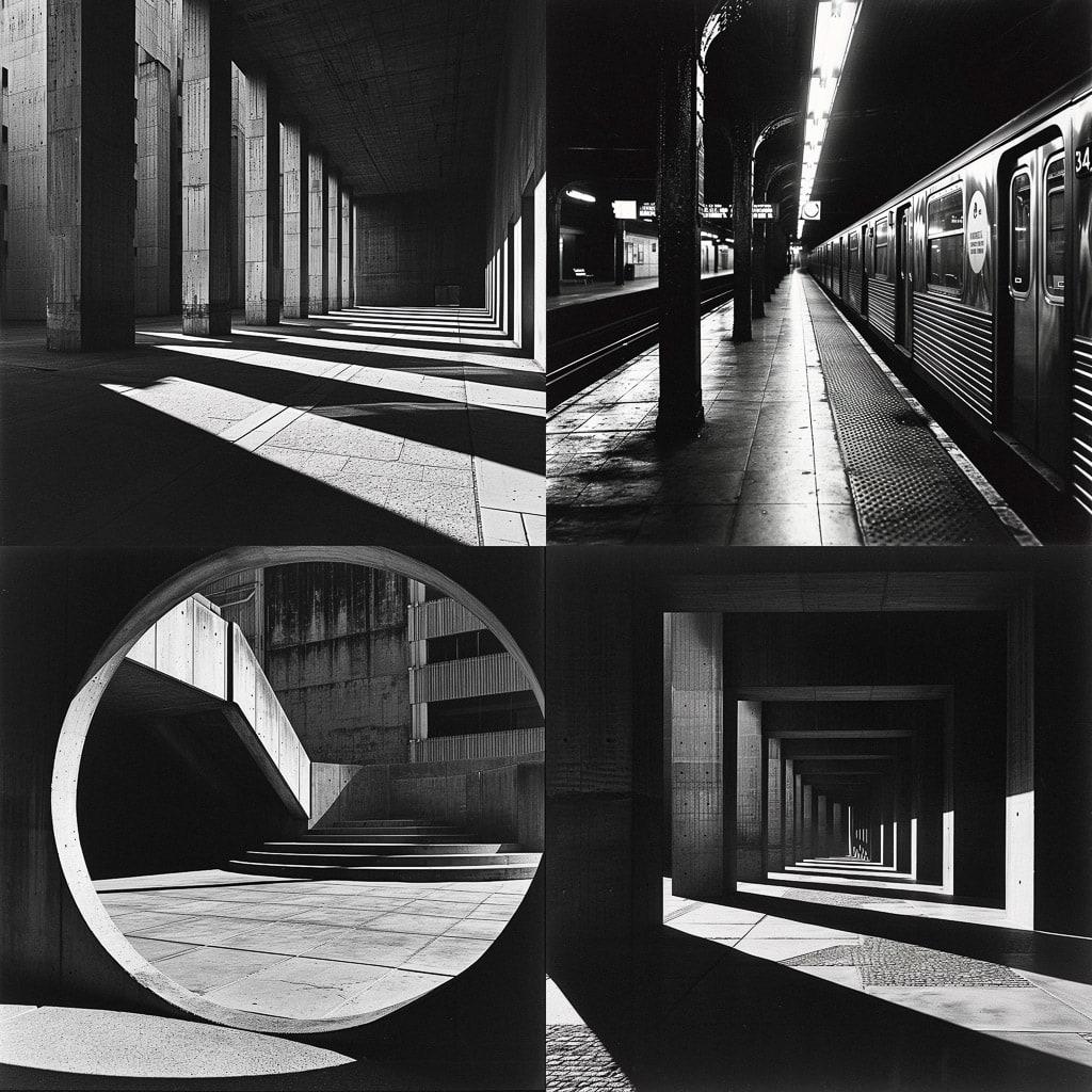 Massimo Vignelli style, Midjourney V6, render 1 of 4