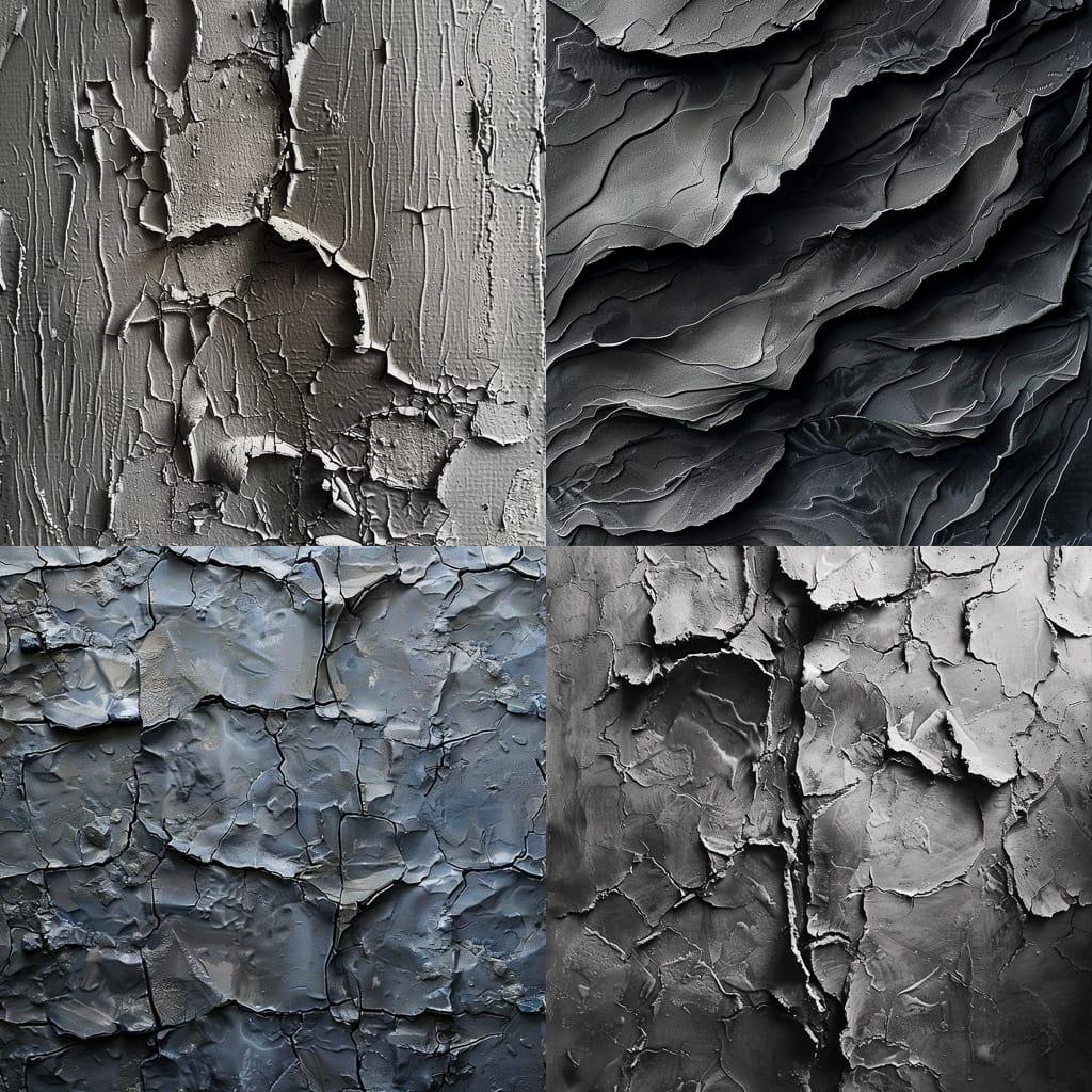 Matte texture style, Midjourney V6, render 1 of 4