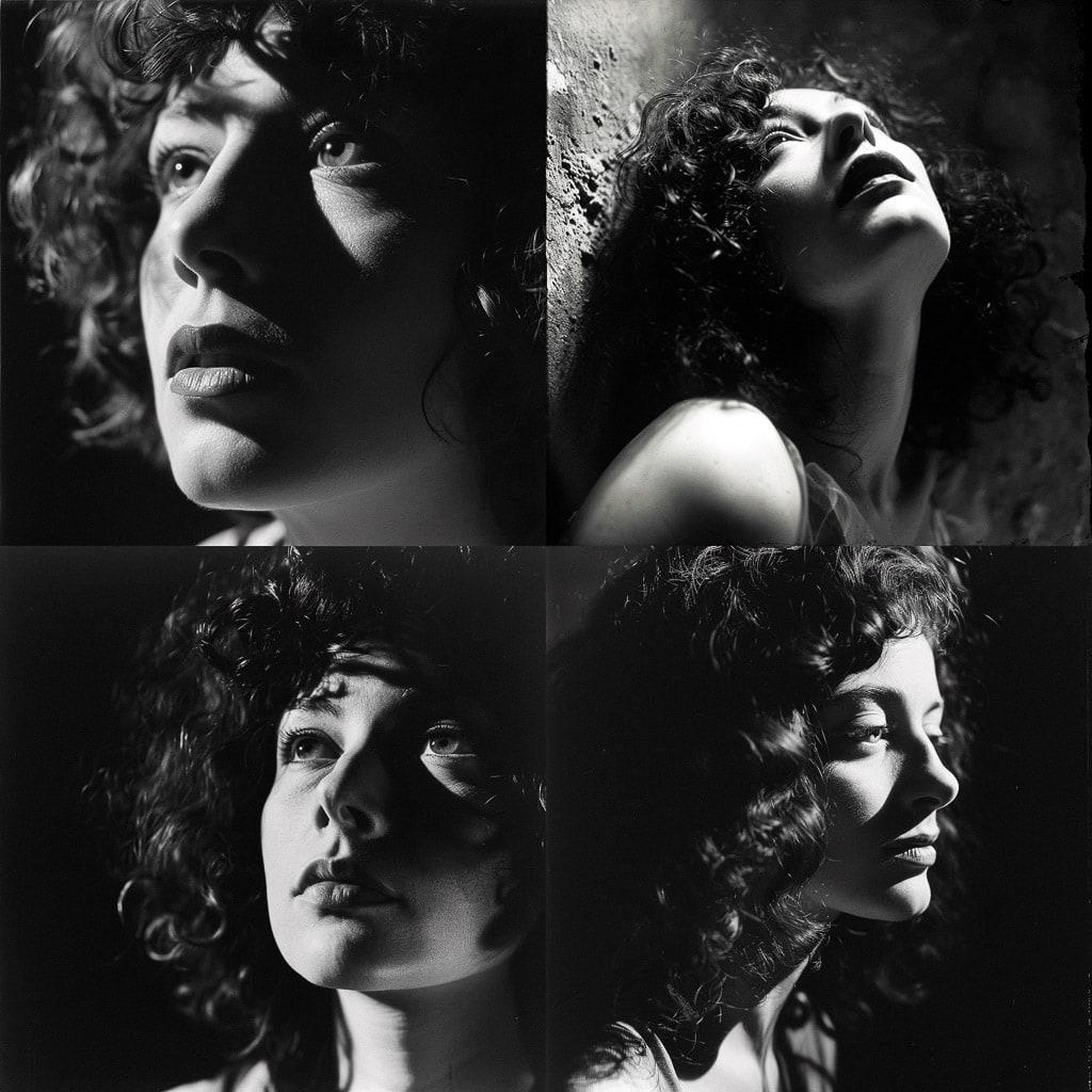 Maya Deren style, Midjourney V6, render 1 of 4