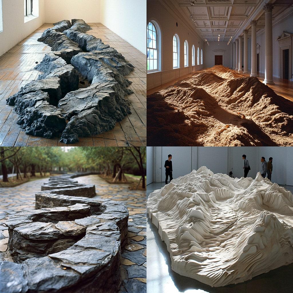 Maya Lin style, Midjourney V6, render 1 of 4