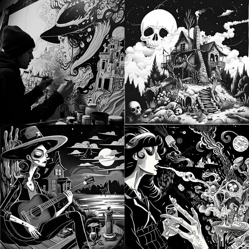 mcbess style, Midjourney V6, render 1 of 4