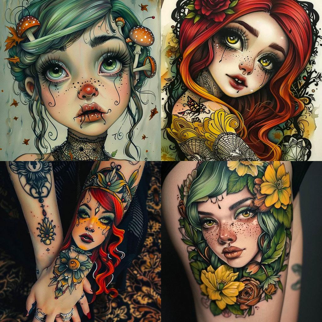 Megan Massacre style, Midjourney V6, render 1 of 4