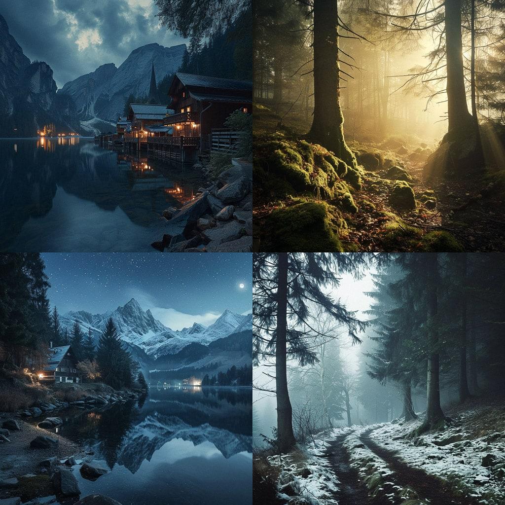 Michael Breitung style, Midjourney V6, render 1 of 4