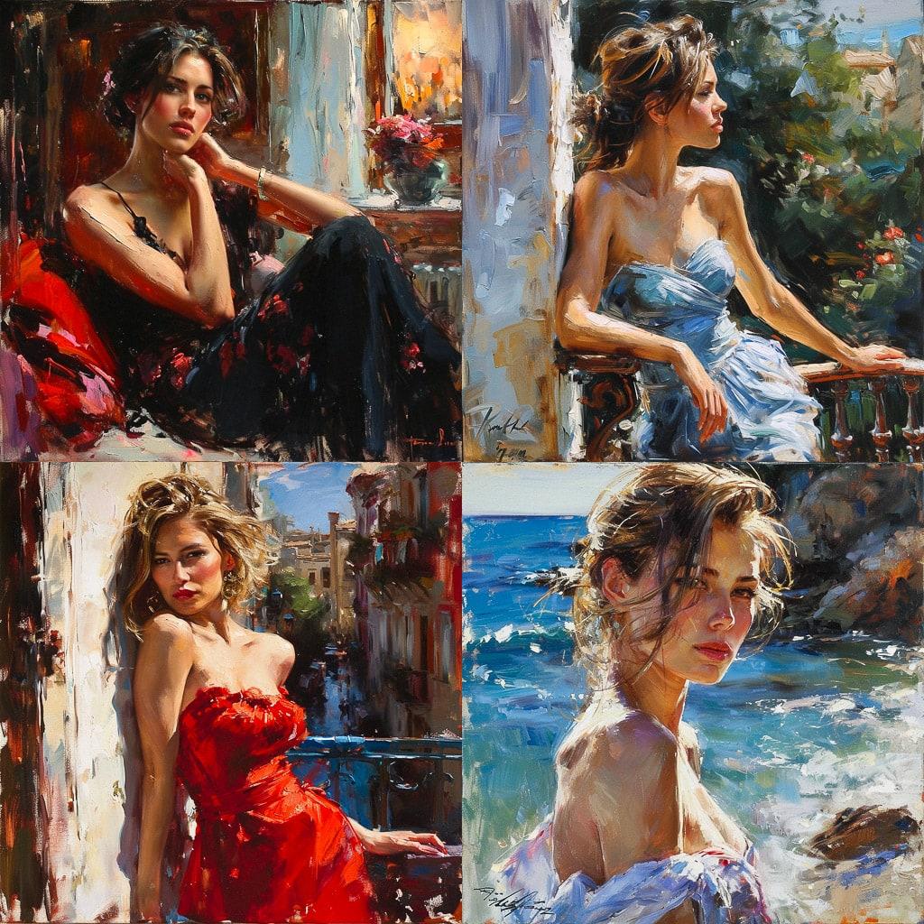Michael Garmash style, Midjourney V6, render 1 of 4