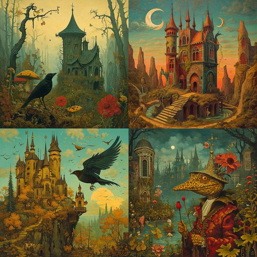Michael Hutter style, Midjourney V6, render 1 of 4