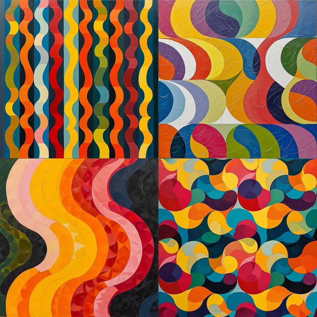 Michael Kidner style, Midjourney V6, render 1 of 4