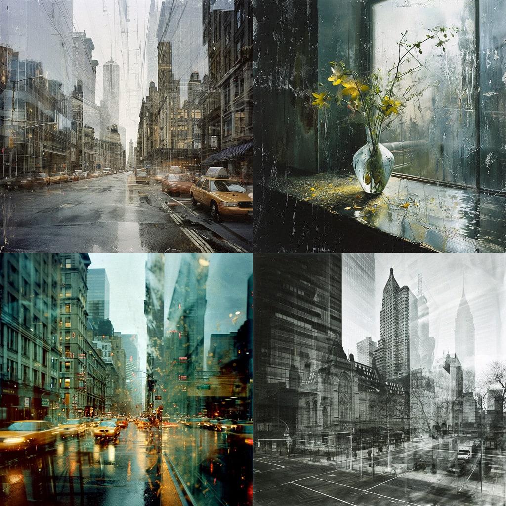 Michael Wesely style, Midjourney V6, render 1 of 4