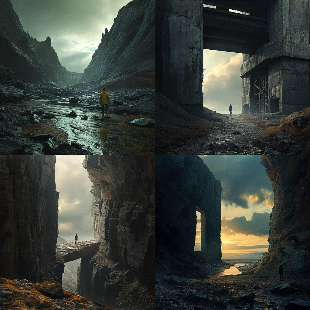 Michal Karcz style, Midjourney V6, render 1 of 4