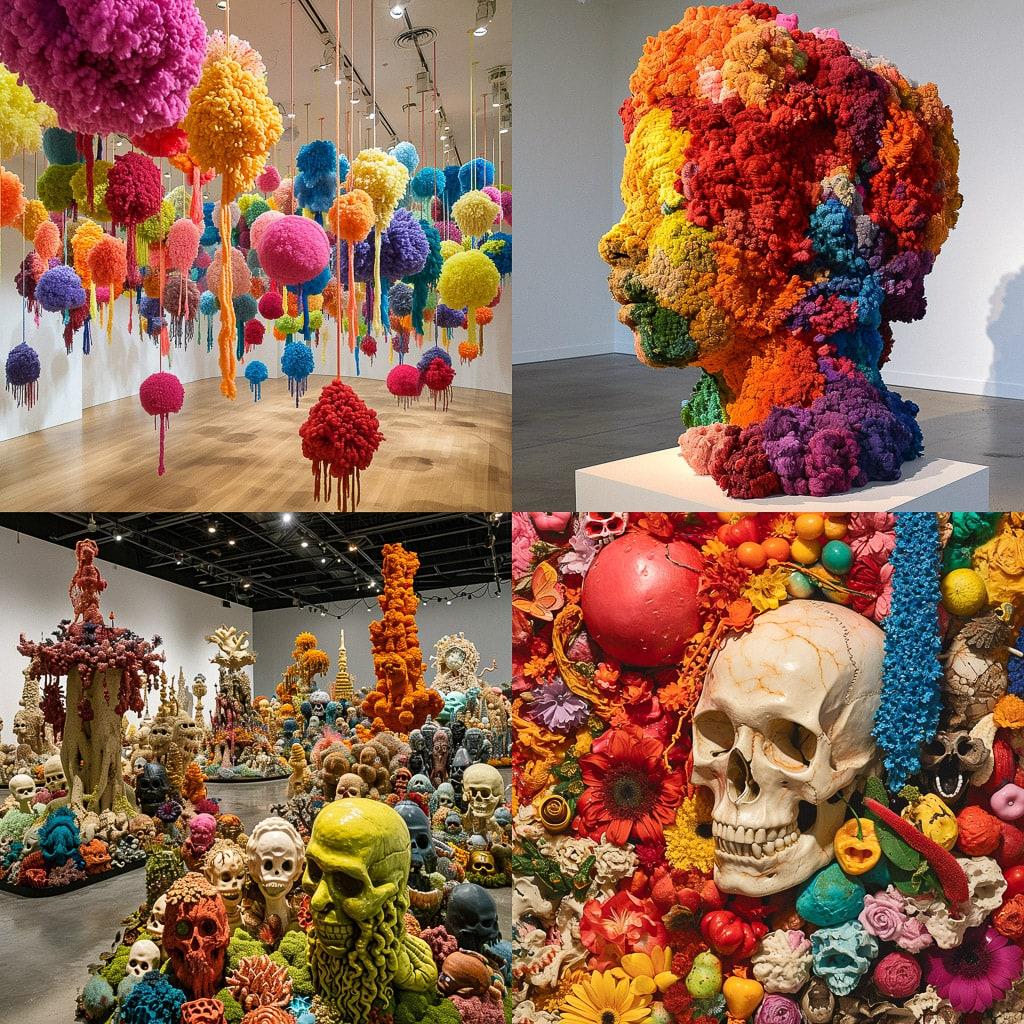 Mike Kelley style, Midjourney V6, render 1 of 4