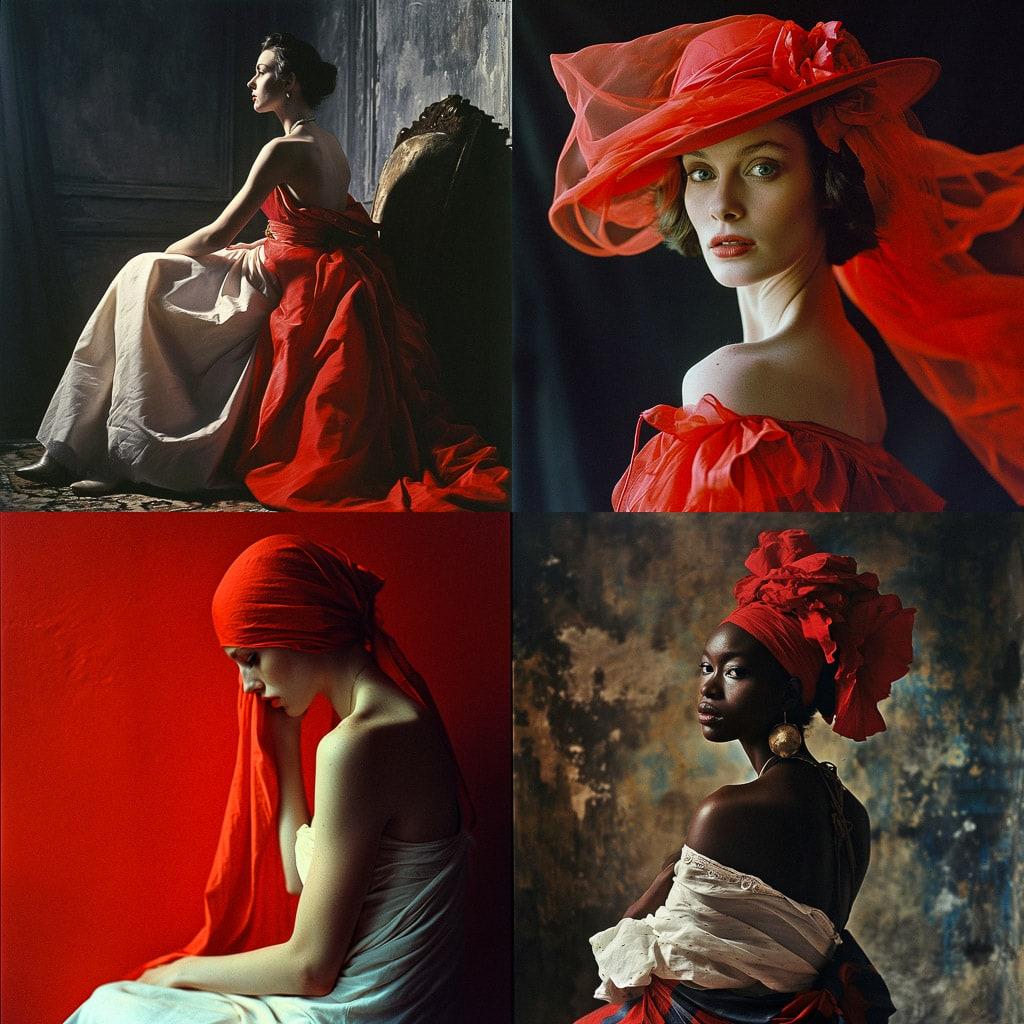Milton H. Greene style, Midjourney V6, render 1 of 4