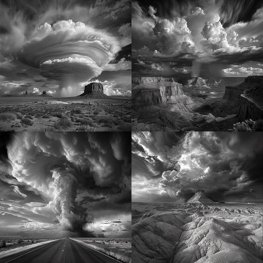 Mitch Dobrowner style, Midjourney V6, render 1 of 4