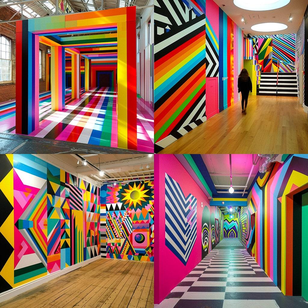 Morag Myerscough style, Midjourney V6, render 1 of 4