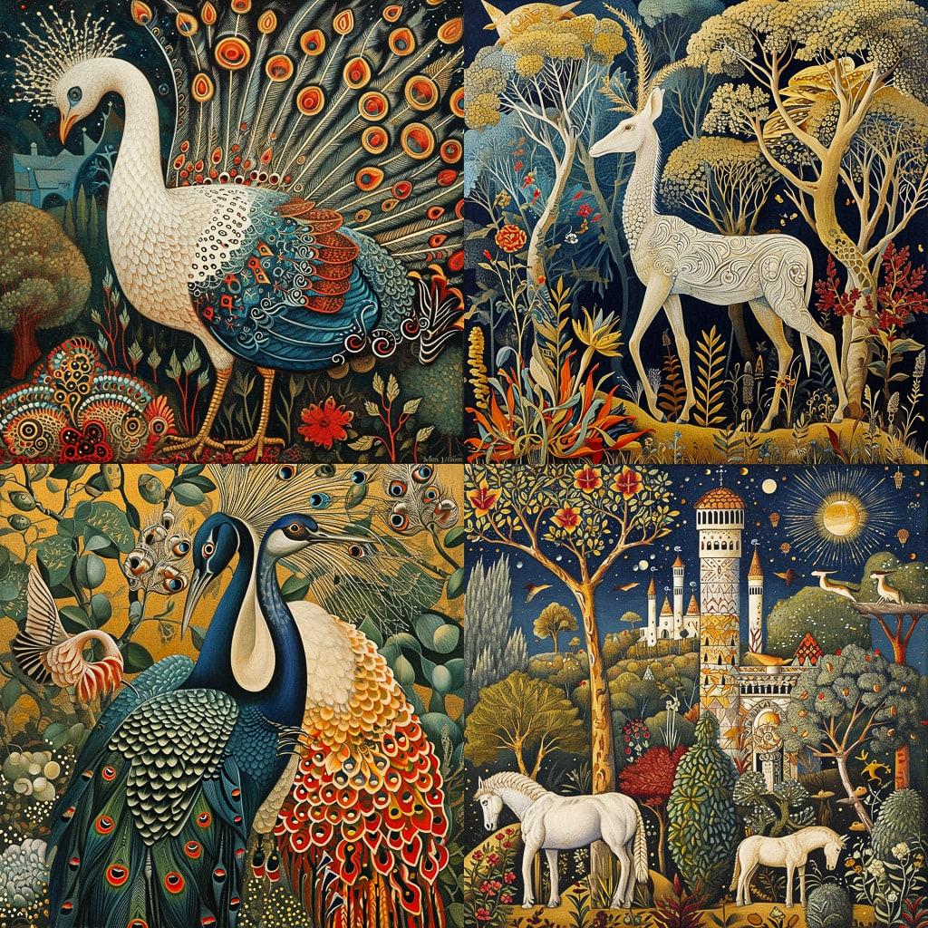 Morris Hirshfield style, Midjourney V6, render 1 of 4