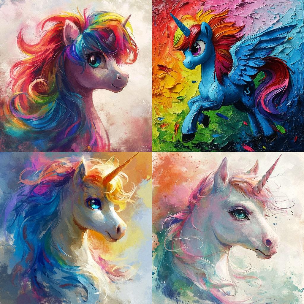 My Little Pony style, Midjourney V6, render 1 of 4