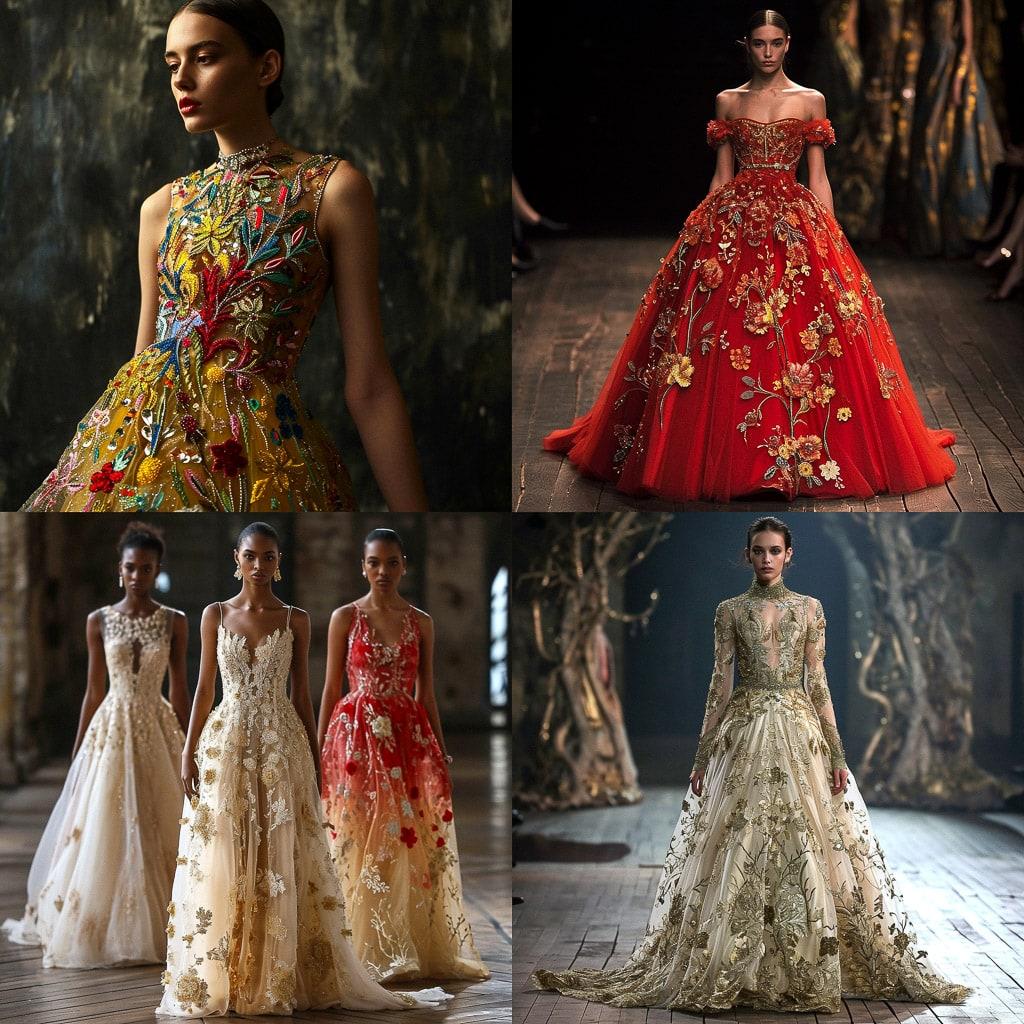Naeem Khan style, Midjourney V6, render 1 of 4
