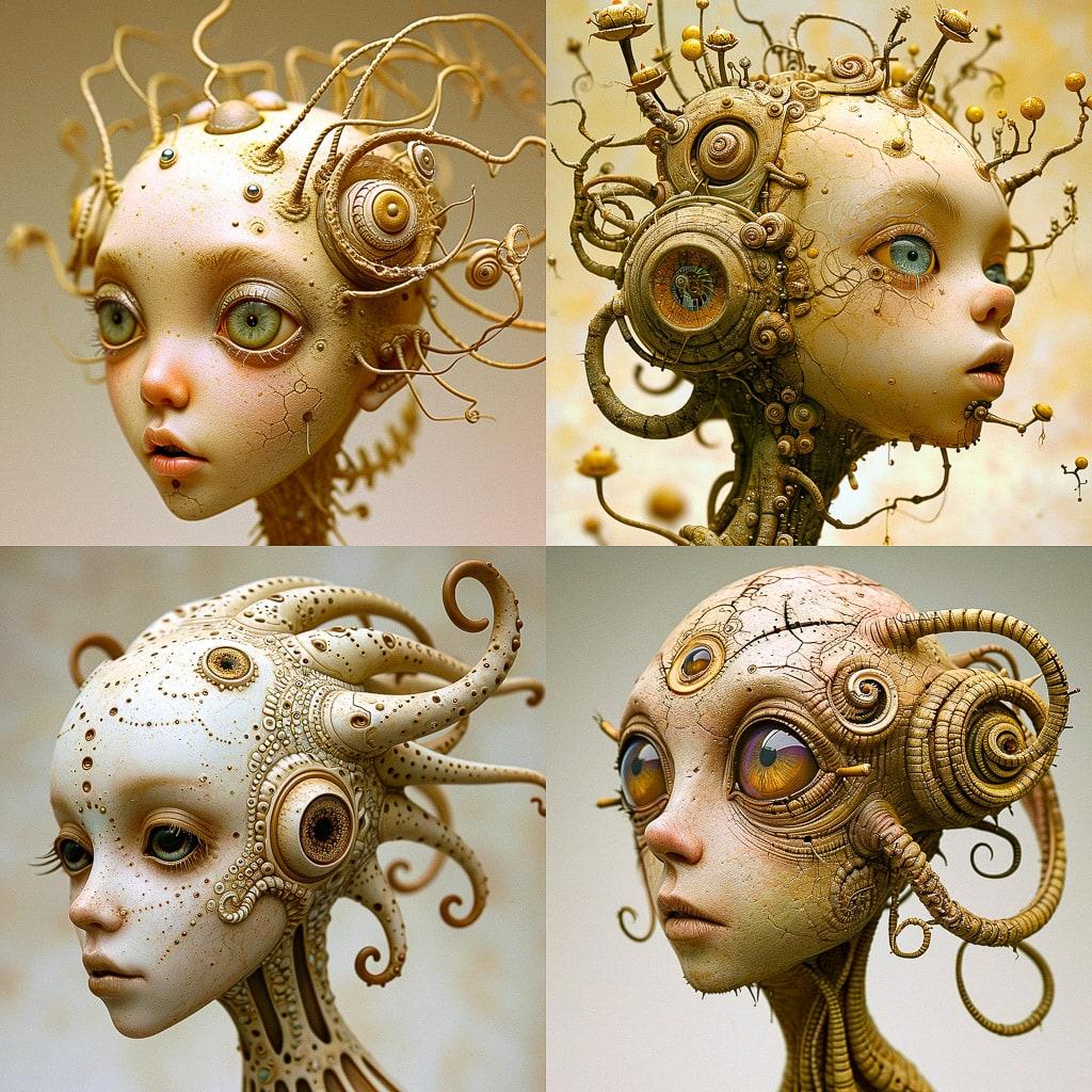 Naoto Hattori style, Midjourney V6, render 1 of 4