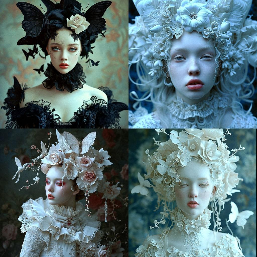 Natalie Shau style, Midjourney V6, render 1 of 4