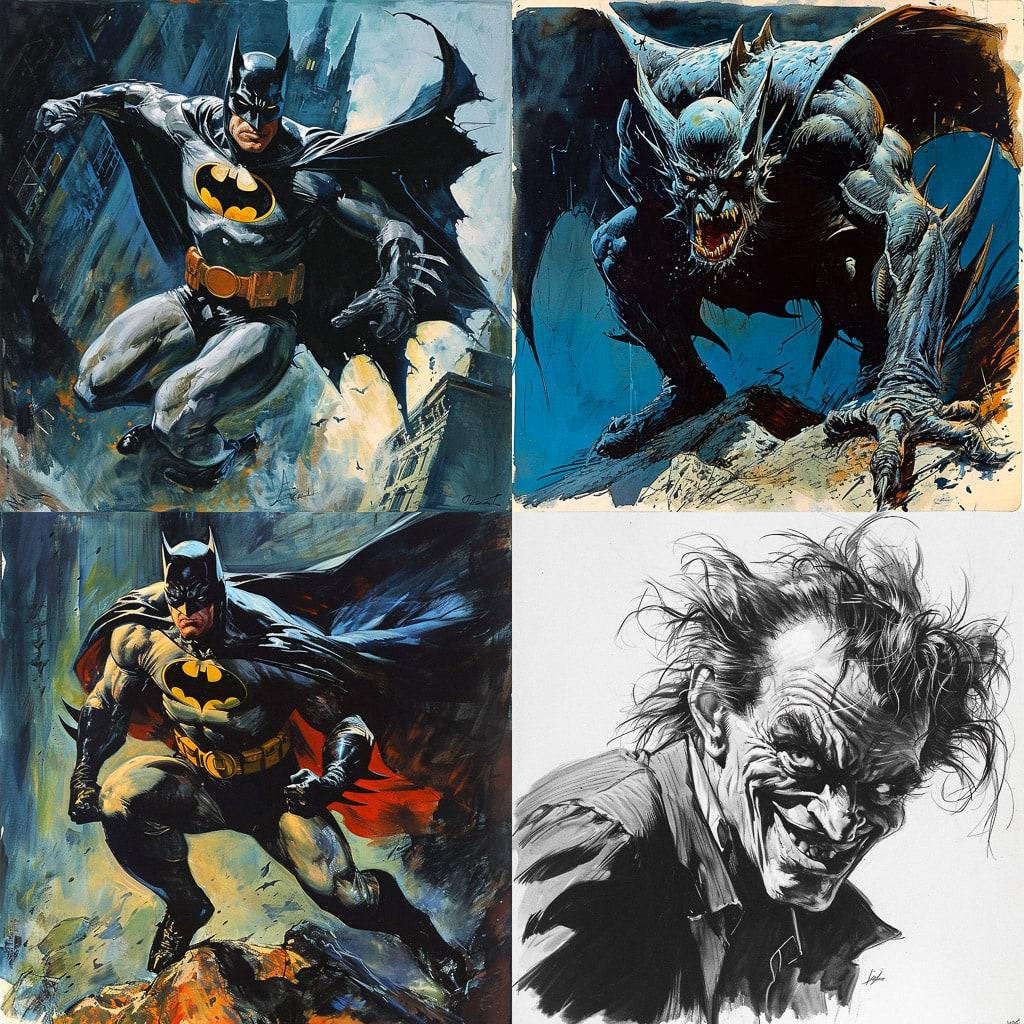 Neal Adams style, Midjourney V6, render 1 of 4