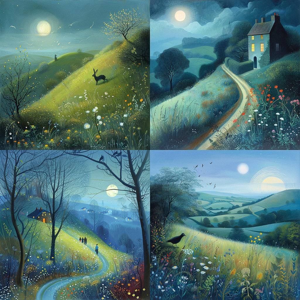 Nicholas Hely Hutchinson style, Midjourney V6, render 1 of 4