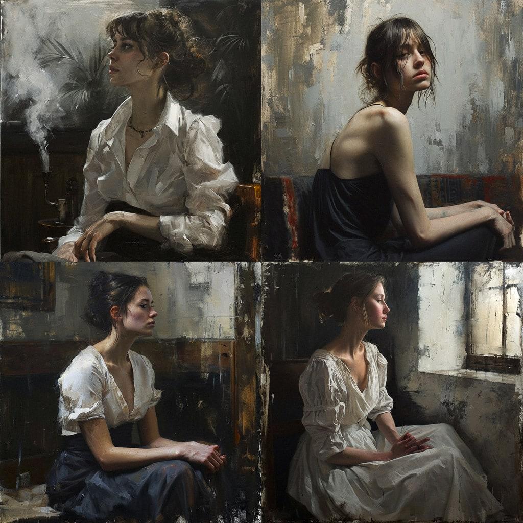 Nick Alm style, Midjourney V6, render 1 of 4