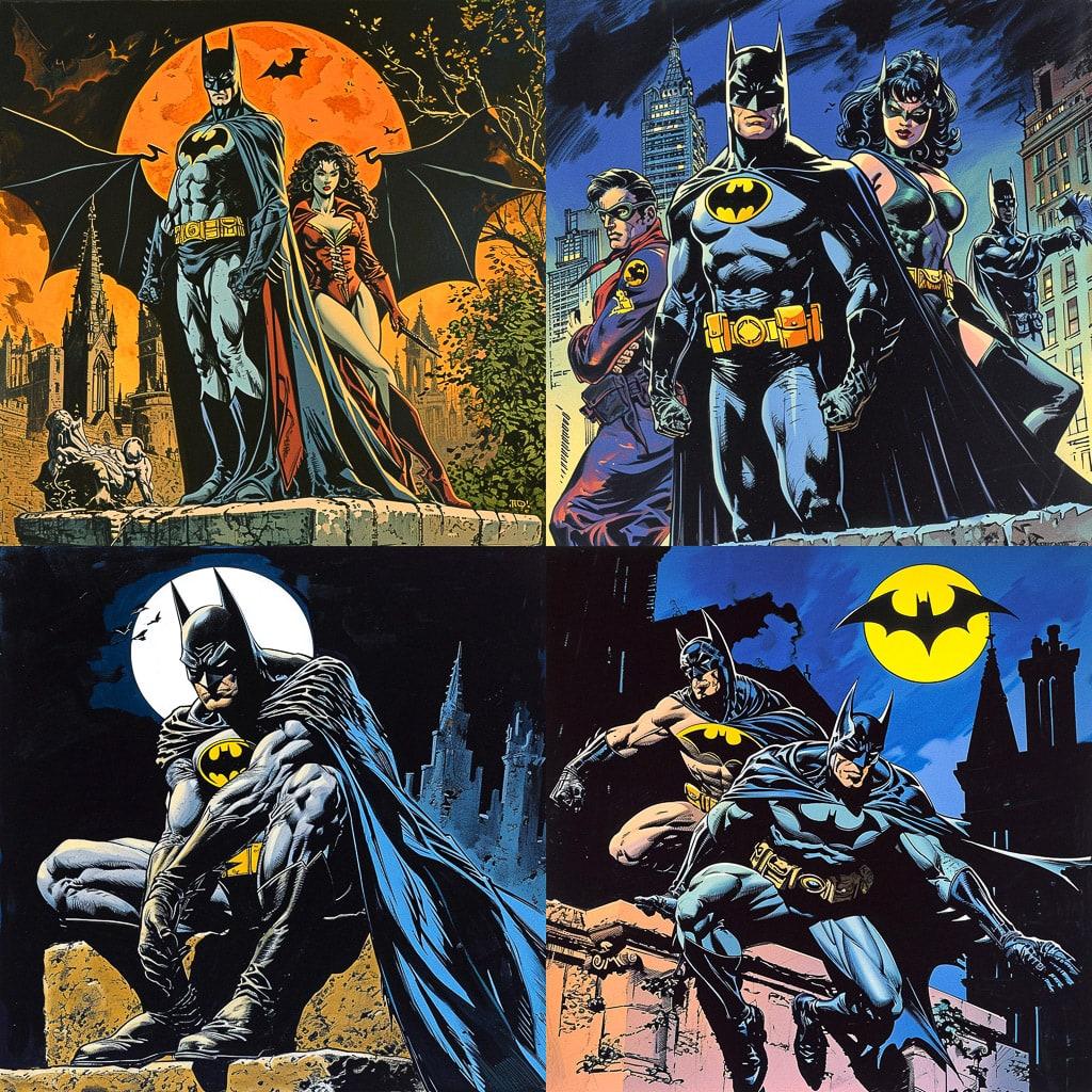 Norm Breyfogle style, Midjourney V6, render 1 of 4