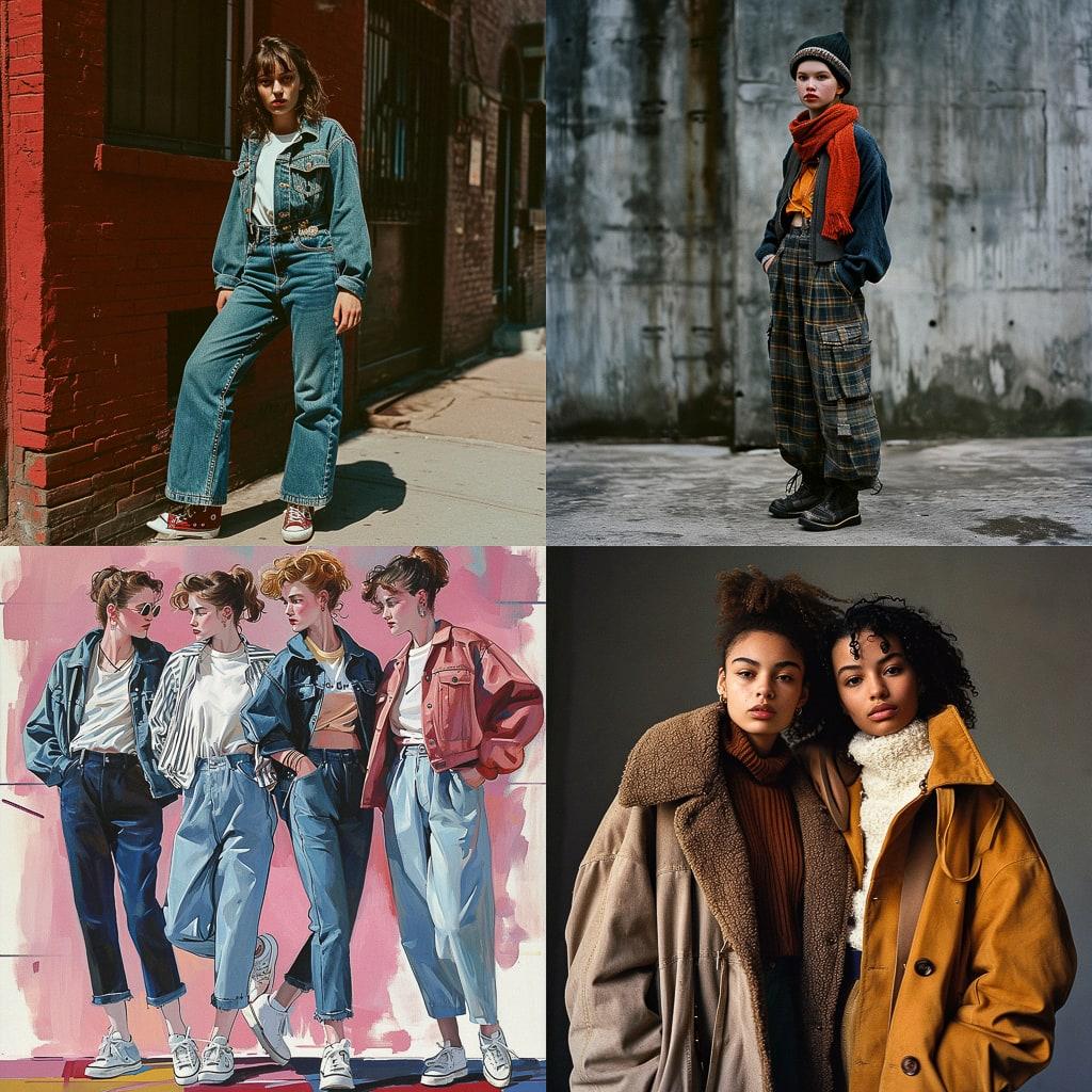 Normcore fashion style, Midjourney V6, render 1 of 4