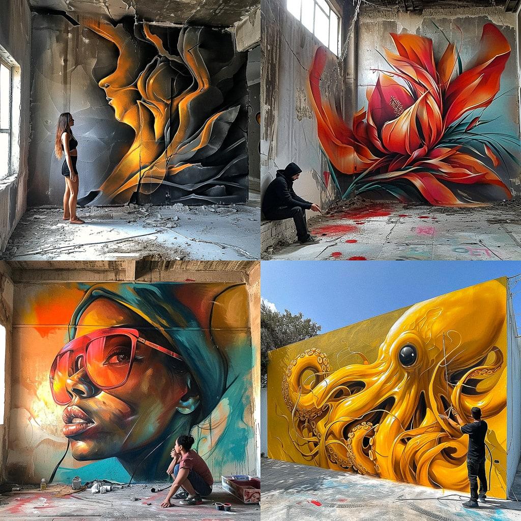Odeith style, Midjourney V6, render 1 of 4
