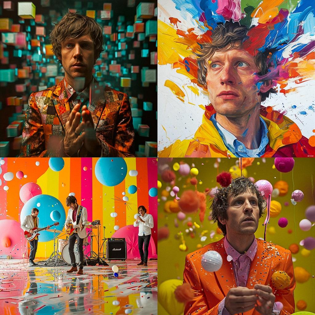 Ok go style, Midjourney V6, render 1 of 4