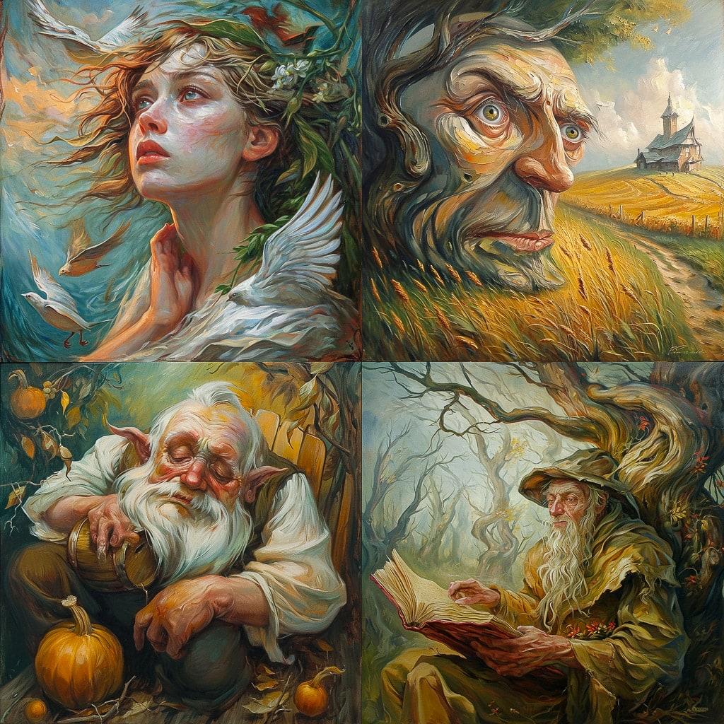 Oleg Shuplyak style, Midjourney V6, render 1 of 4