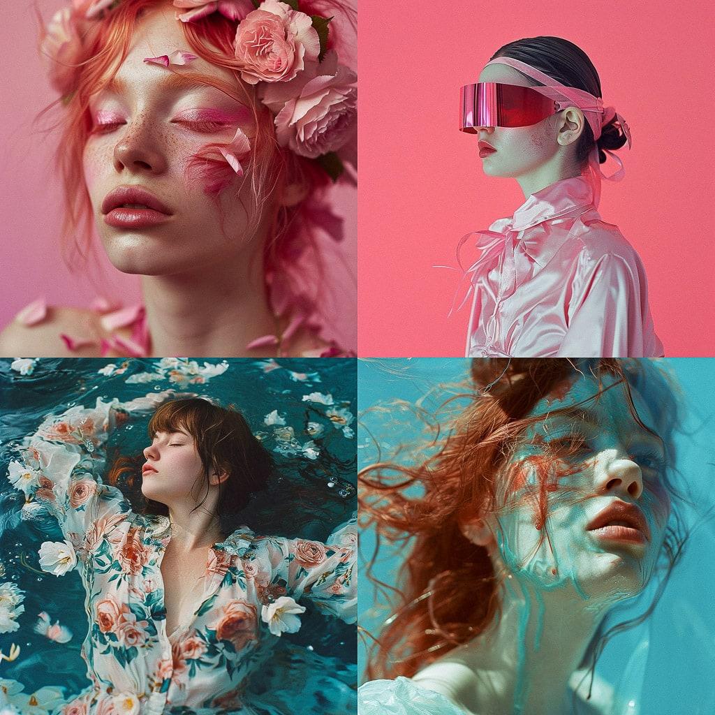 Olivia Locher style, Midjourney V6, render 1 of 4