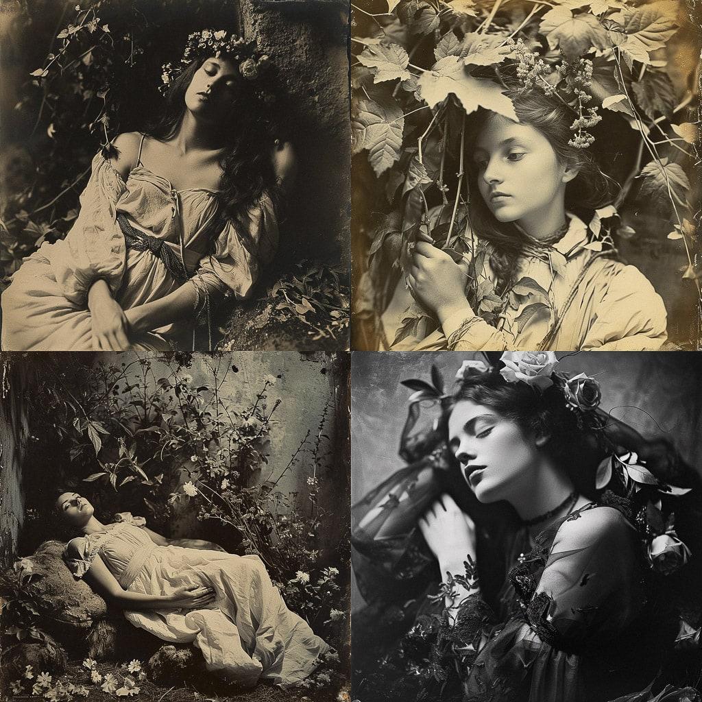 Oscar Gustave Rejlander style, Midjourney V6, render 1 of 4