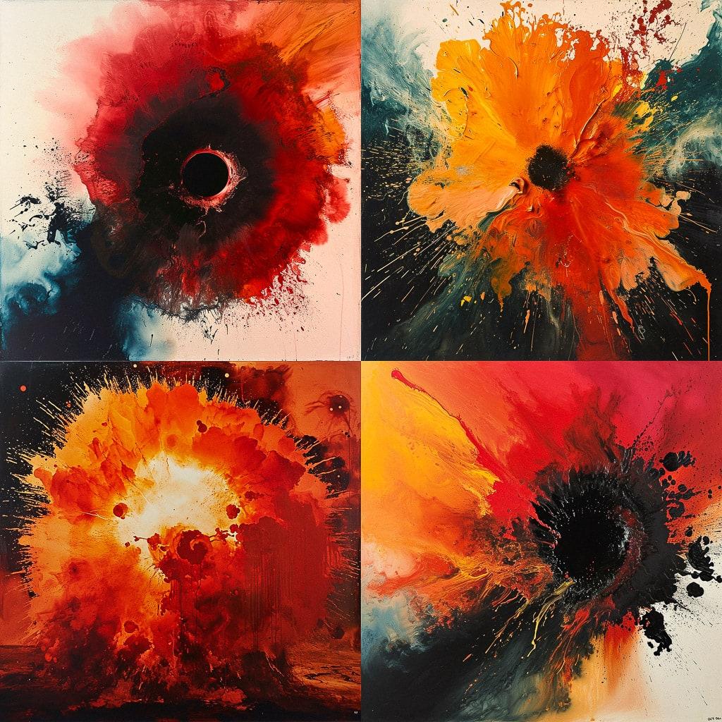 Otto Piene style, Midjourney V6, render 1 of 4