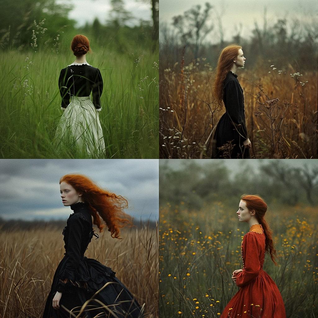 Patty Maher style, Midjourney V6, render 1 of 4